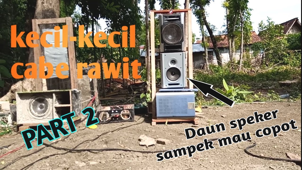  Cek  sound  miniatur sound  system  paling horeg YouTube