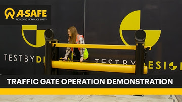 A-SAFE | Traffic Gate Operation Demonstration