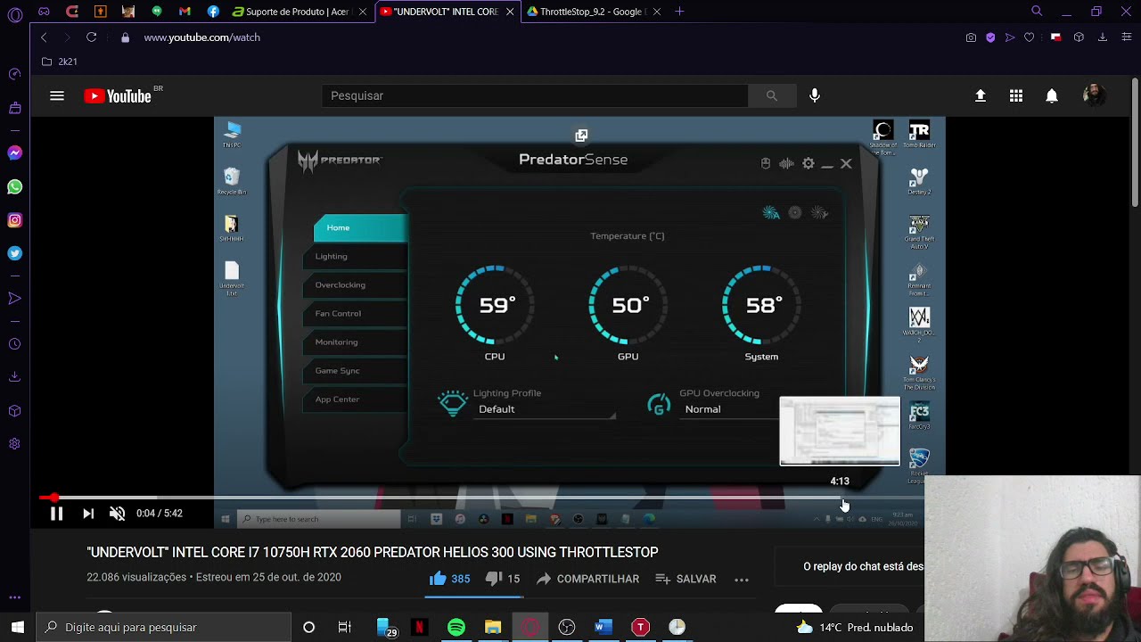 O QUE FAZER DEPOIS DE COMPRAR O ACER PREDATOR HELIOS 300: UNDERVOLT E UPDATE DE BIOS