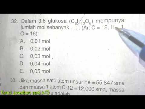 Video: Berapakah jumlah bilangan atom dalam c6h12o6?