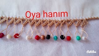 235-Boncuklu Kalem Oyası Yapılışı