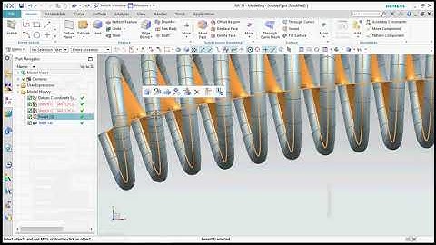How to use Swept Angular Law by Equation in NX