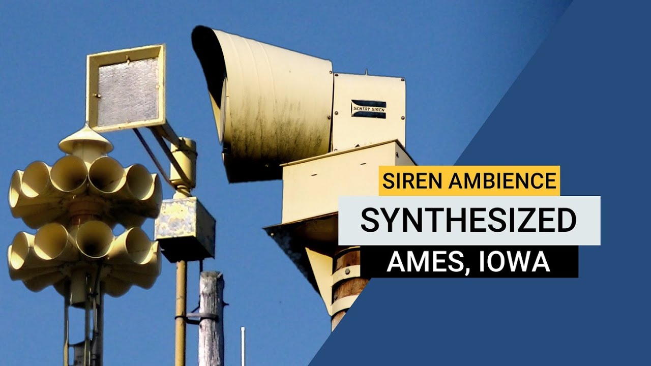 SYNTHESIZED TORNADO WARNING SIRENS