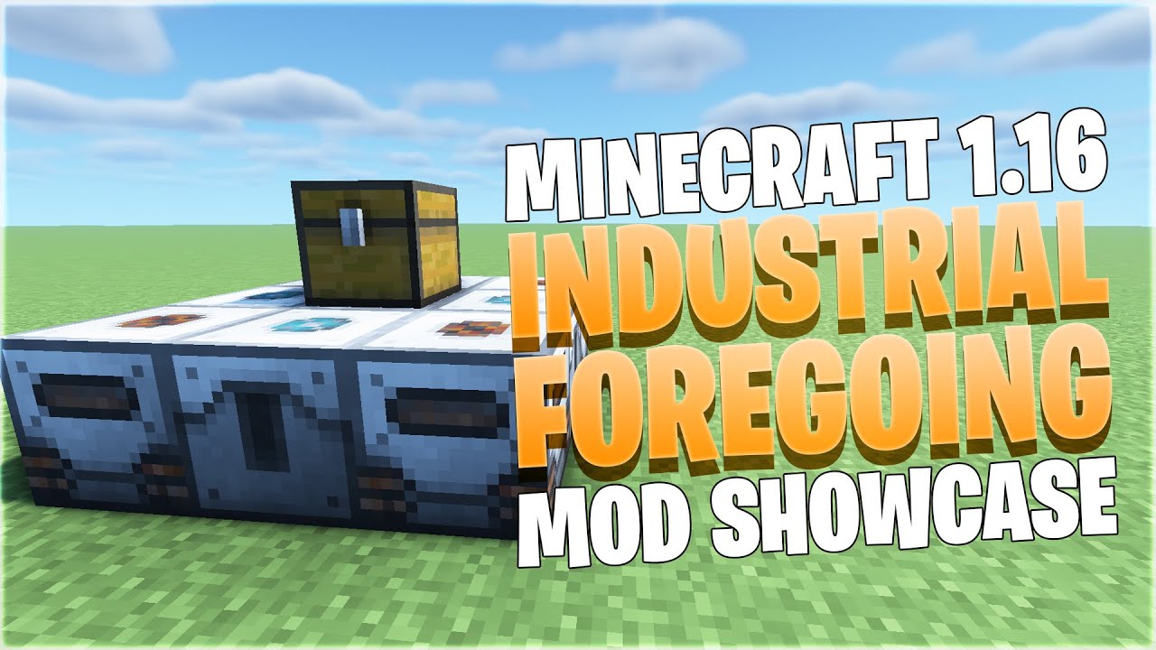 sjaal wijn actie Industrial Foregoing - Minecraft 1.16 Mod Showcase - YouTube