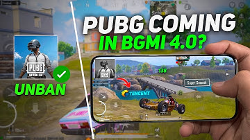 PUBG Coming Back in BGMI 4.0? | Tencent Development Leaks | BGMI 4.0 Update Super Smooth