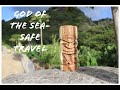 Hawaiian Woodcarving Tiki - God of the Sea for safe travel purpose of the Polynesian origin.