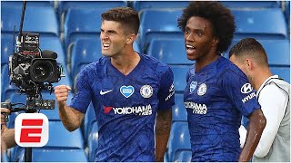 Espn fc’s craig burley and frank leboeuf dissect chelsea’s 2-1 win
over manchester city, courtesy of goals from usmnt’s christian
pulisic willian. leboeu...