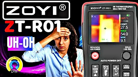 WHAT HAPPENED? * ZOYI ZT-R01 THERMAL CAM + MULTIMETER Review & Teardown!