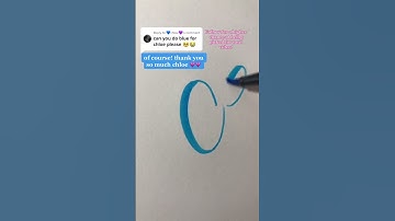 writing names in calligraphy pt. 178! #chloe #shorts