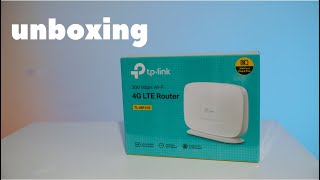 TP-LINK TL-MR105 4G LTE Router | UNBOXING