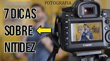 Como fazer nitidez em fotos?