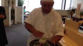 Sushi Mi chef John Kim shows off one of his best dishes