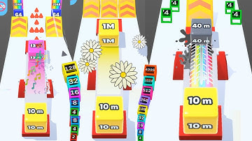 Jelly Run 2048 | jelly run 2048 merge 3d block puzzle world record ( 2048,..1M ) #JellyRun2048 #18