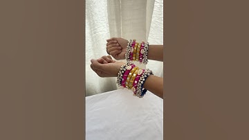 DIY Navratri Bangles | DIY Bangles Ideas |