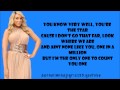 Tamar Braxton - The One Lyrics Video