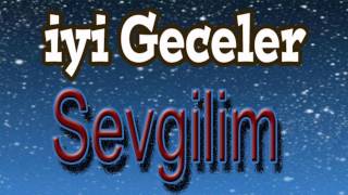 Sevgiliye İyi Geceler Mesajı Resimi