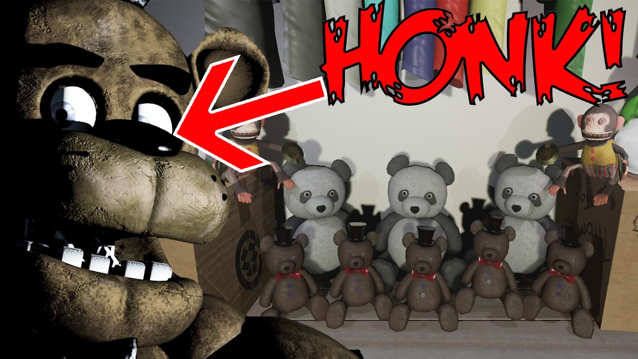 FNAF 4 FREDDY PLUSH Secret Easter Egg (HONK) 