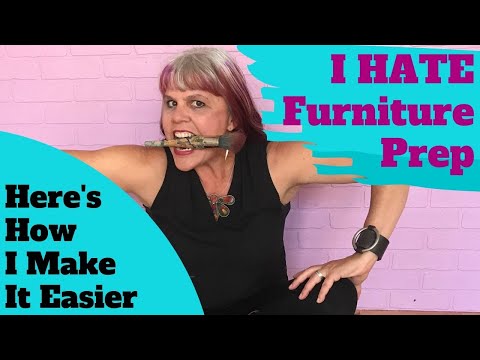 Prepping Furniture for Painting 🪑 Here's How To Prep Furniture Fast & Easy