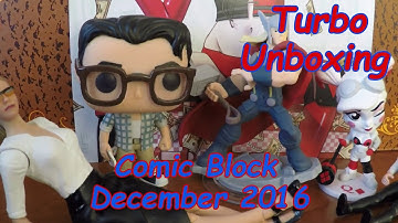 Comic Block December 2016 Turbo Unboxing!