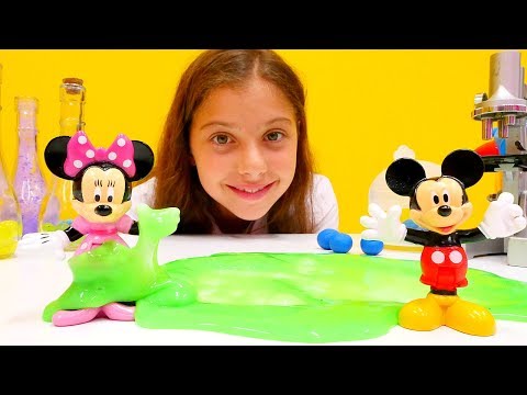 Mickey Mouse laboratuvar oyunu. Çocuk videoları