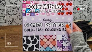 Coco Wyo Comfy Patterns Coloring Book Flip Through