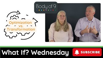 Optimization versus Transformation: Which one are you doing?