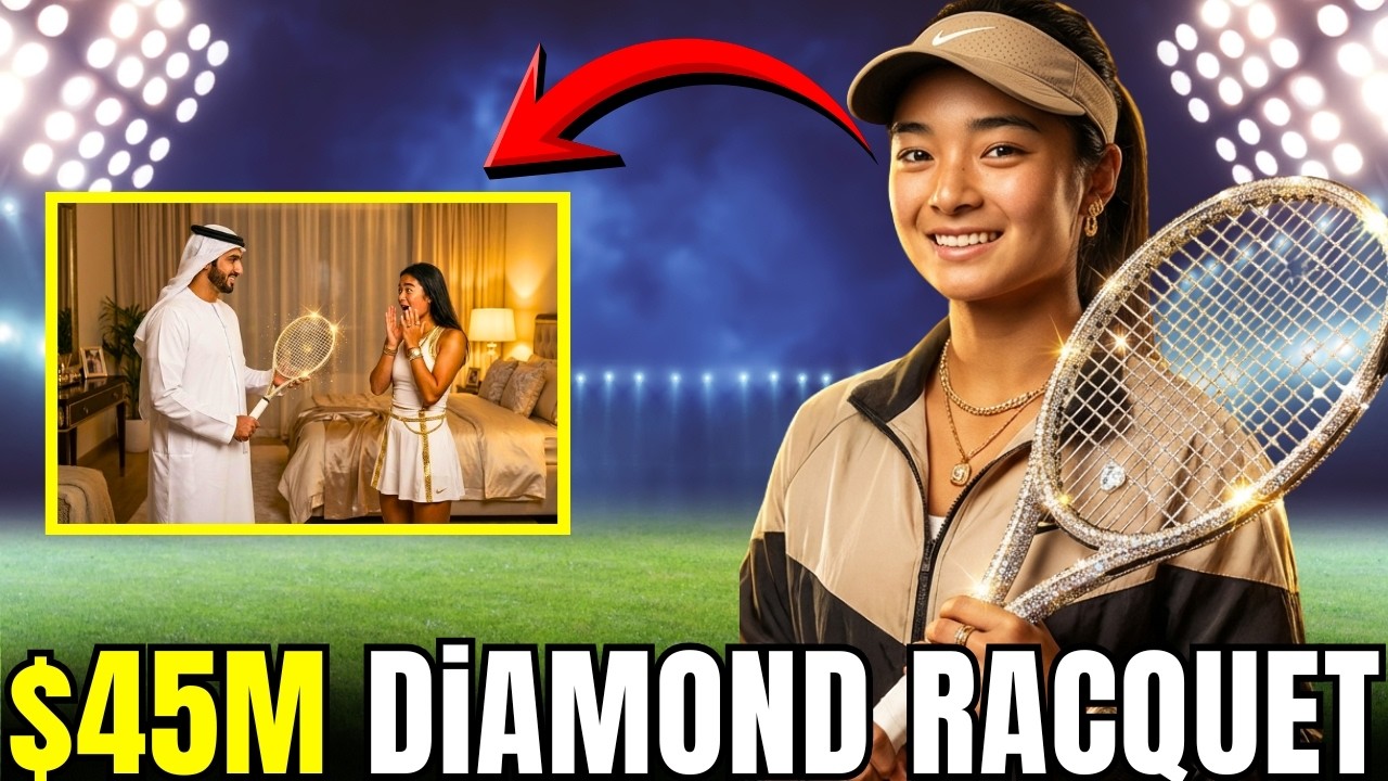 Alex Eala Is Now WEALTHY! Saudi Prince Sends $45M Diamond Racquet To Her Hotel Room After Dubai!