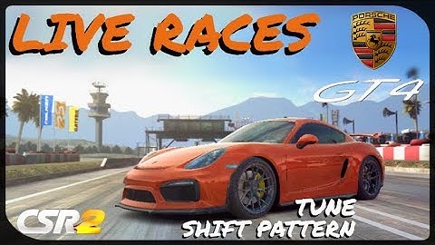 CSR Racing 2 - Vorsteiner Porsche Cayman GT4 - Tune & shift pattern - Live races