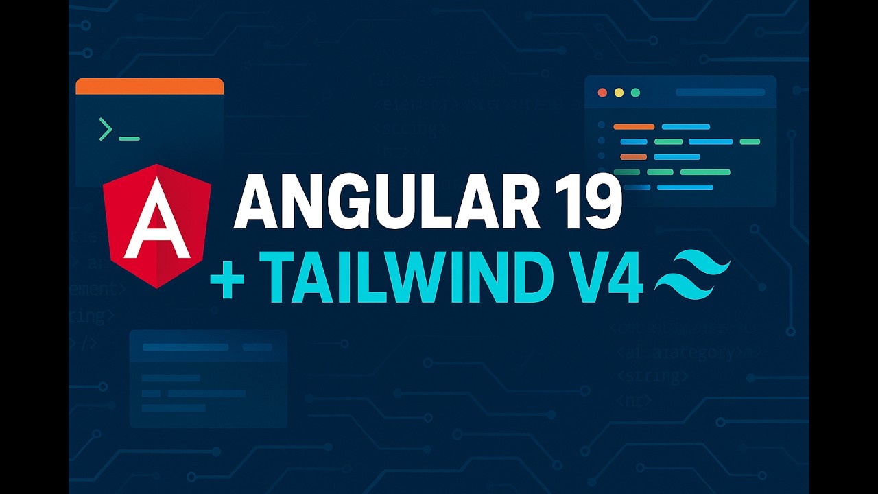 Como Instalar Angular 19 com Tailwind CSS v4 (Passo a Passo) - YouTube