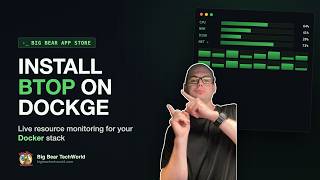Install btop System Monitor on Dockge (Big Bear App Store)
