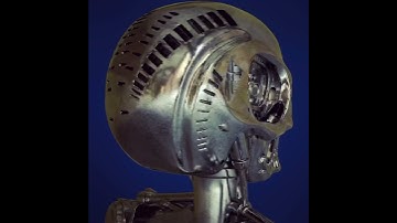 Adobe medium Vr sculpting terminator skull , siriusVr, cabel Adams