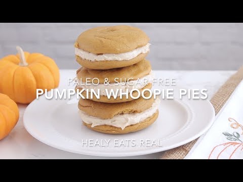 Pumpkin Whoopie Pie Recipe (Paleo & Sugar Free)