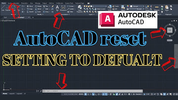 How to Reset AutoCAD 2024 settings by Default | How to Reset AutoCAD Profile | AutoCAD Tips & Tricks