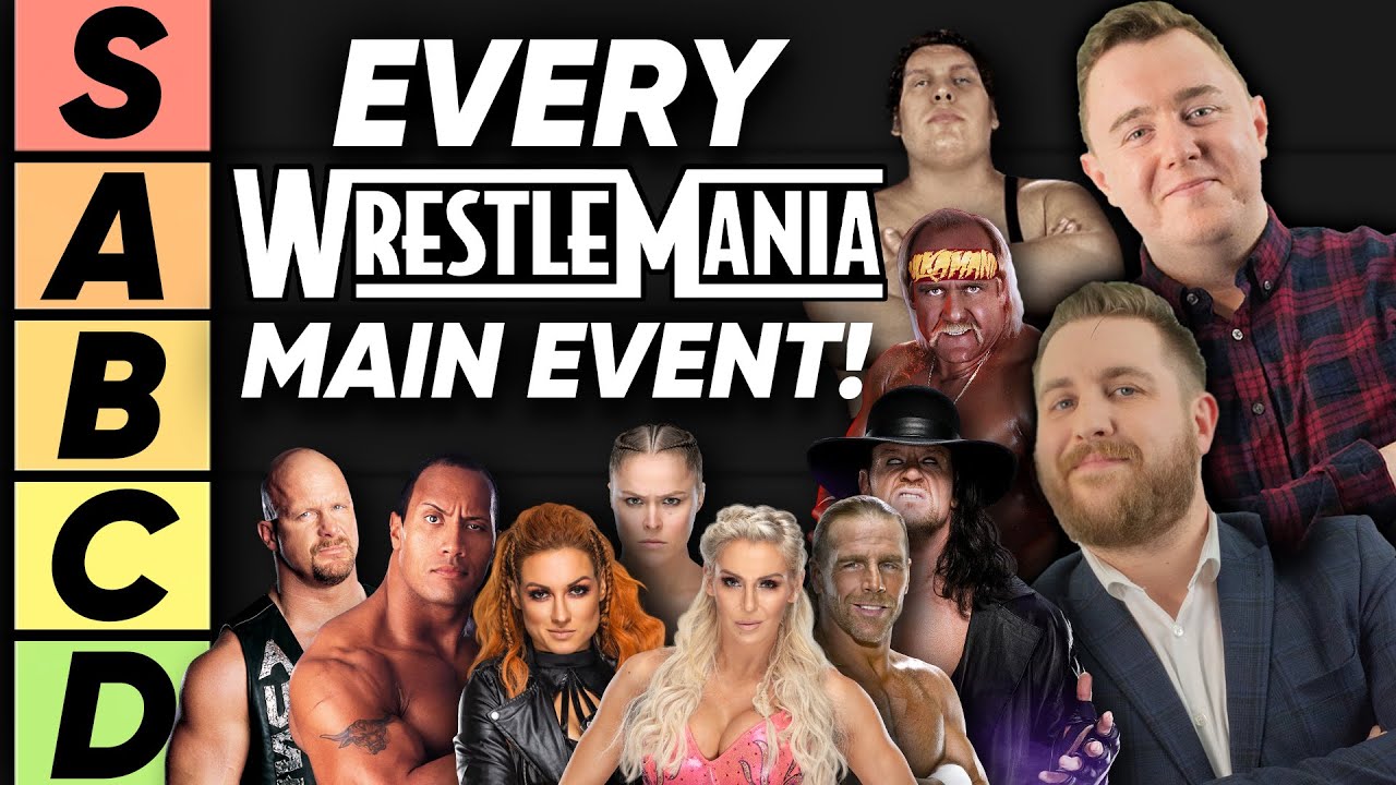 TIER LIST: WWE WrestleMania Main Events - YouTube