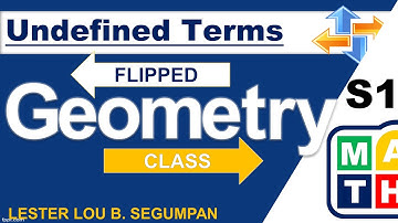Session 1. Undefined Terms