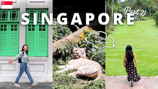 Singapore travel adventures! | Botanic Gardens, Orchard Road, Singapore Zoo, Food