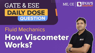 How Does Viscometer Works? | Fluid Mechanics Question | GATE 2024 Civil (CE)/Mechanical (ME) Exam