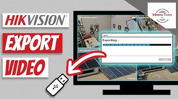How to Export Video Clip from Hikvision DVR | Export Video Footage from Hikvision DVR