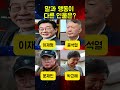 말과행동이 다른 인물은?
