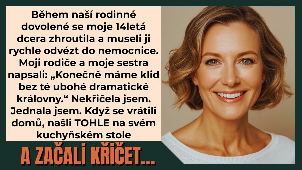 Vždycky jsem byla ta klidná, ta, co drží emoce na uzdě. Pracovala jsem v pojišťovnictví a řešila cizí katastrofy bez mrknutí oka. Ale když jsem se vrátila z pracovní cesty o dva dny dřív a našla...