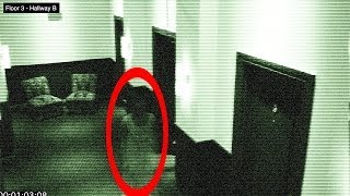 Ghost in Hotel on Halloween - Caught of Security Camera 100% Real - Found Video #12