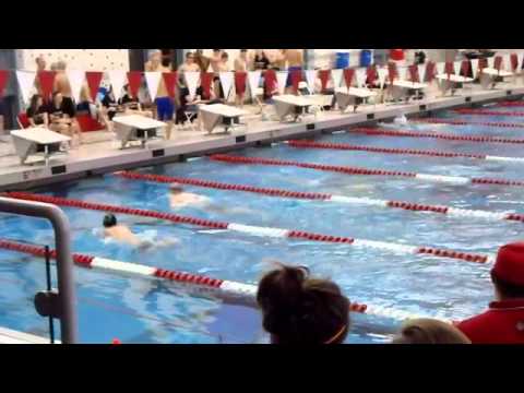 2011 Fishers Sectional Prelims - 100 Yd Breaststroke - Yorktown - Alec Durant and James Kemp
