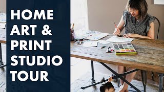 Home Art Print Studio Tour - E-Commerce Business - 2019