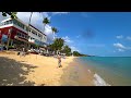 Walk to Maenam Beach Koh Samui 2021 - Morning virtual walking tour | Streets of Thailand 2021