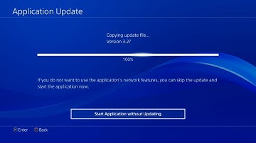 Application Update Copying update file.. Version 3.27 STUCK / Frozen - FIX
