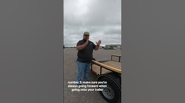 How to safely load your mower onto a trailer!