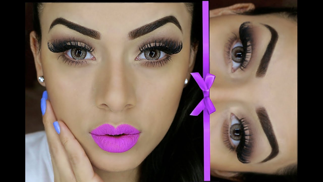 jeamileth doll edad Maquillaje Neutral y Labial Lila