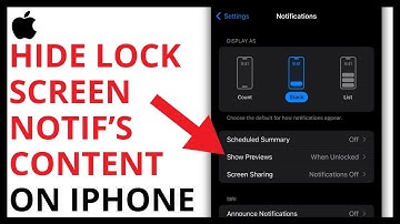 How to Hide Notification Content on Lock Screen on iPhone [QUICK GUIDE]