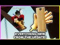 Everything new in the plank glove update new badge glove dog in slap battles roblox