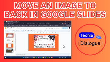 How to Move an Image to the Back in Google Slides